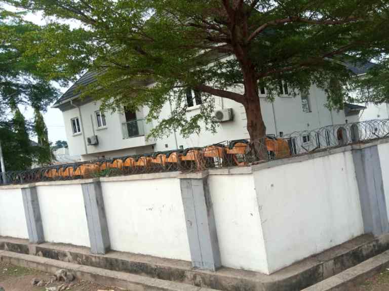 Stashed tricycles at Dogara’s house in Gwarangha