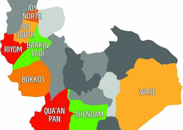 Plateau State Map 
